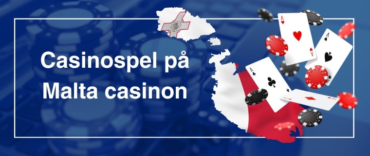 Casinospel över Malta karta