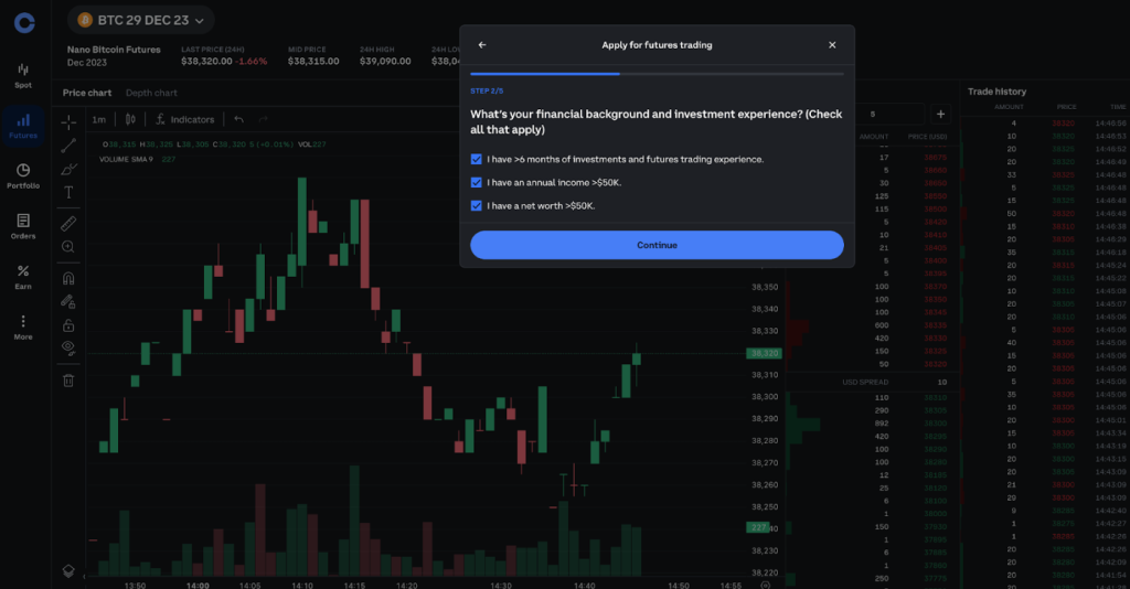 coinbase apply for futures trading