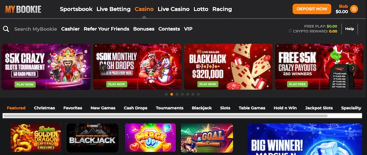 mybookie casino games