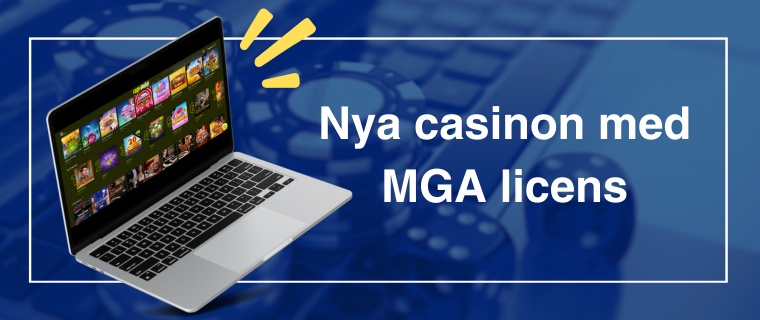 Nytt MGA casino på dator