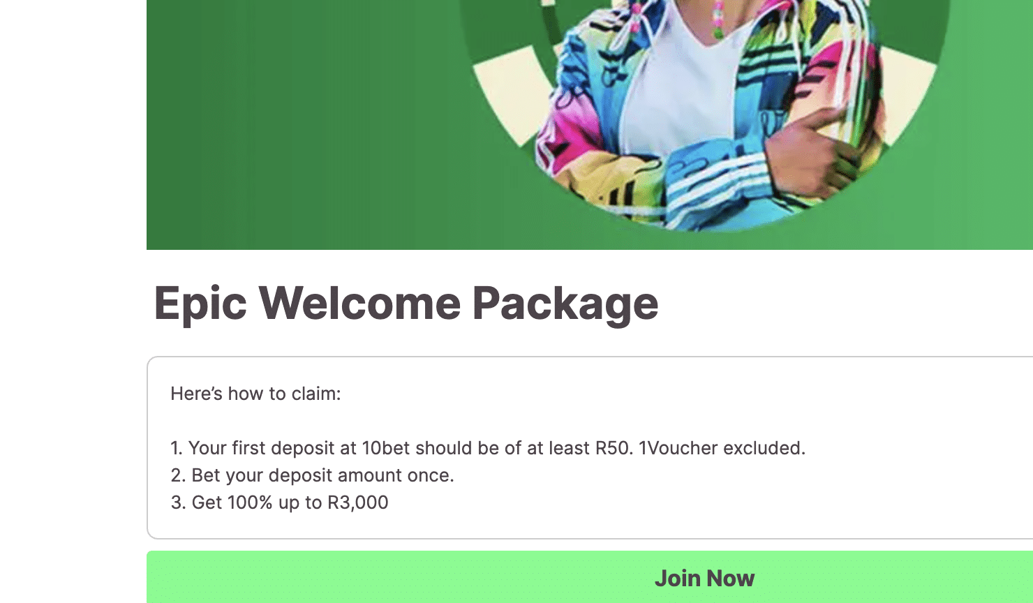 Claim Your Welcome Bonus