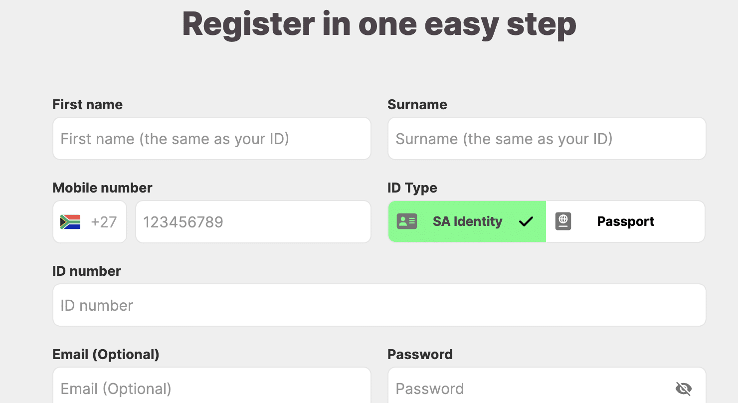 Fill in Your Details