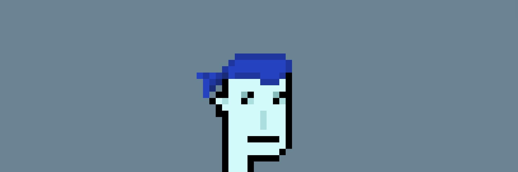 CryptoPunk 5822. One of 9 Alien Punks.