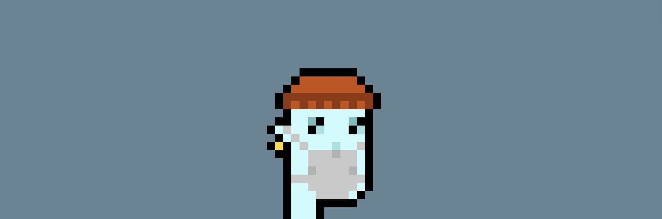 CryptoPunk 7523. One of 9 Alien Punks.