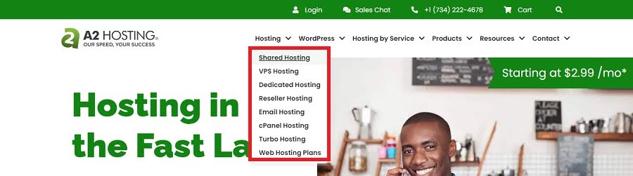 Select Hosting Type
