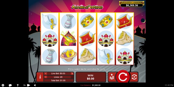 Aladdins Wishes RTG