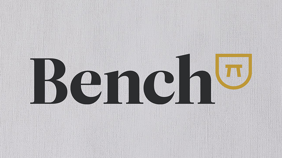 Bench Accounting logo on a colored background