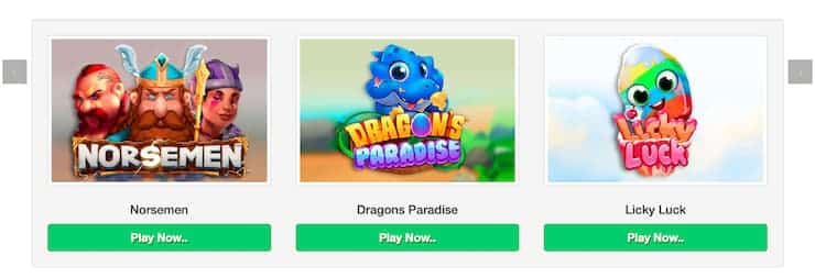 BetNow Casino Games