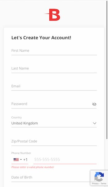 Create an account