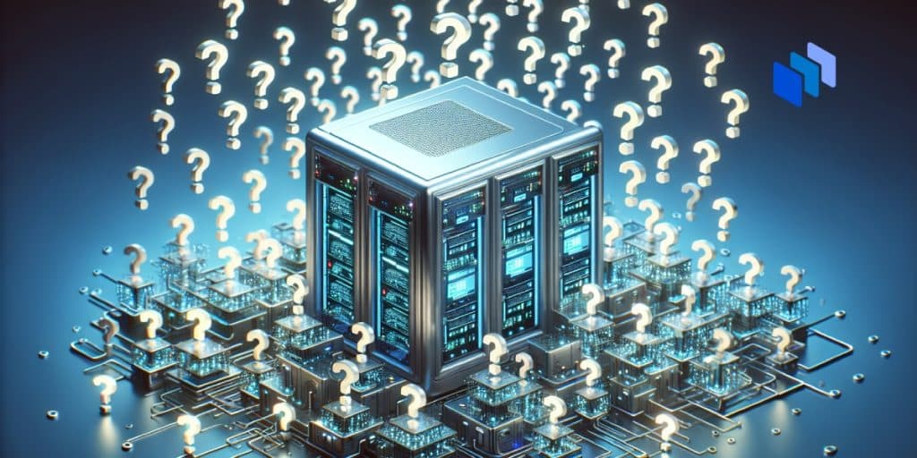 A computer throwing out error messages