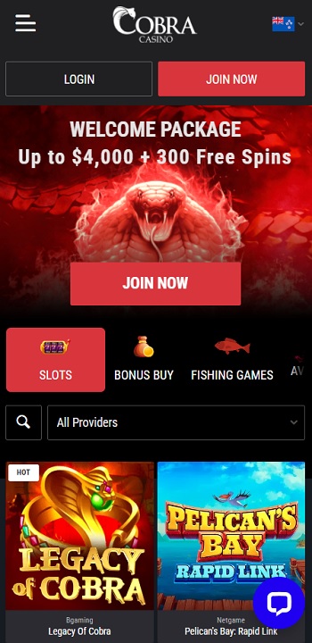 Cobra Casino NZ Online Pokies
