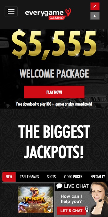 Everygame Nevada Online Casino