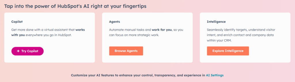 HubSpot Review Breeze AI testing