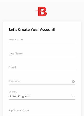 2. Create a BetOnline account