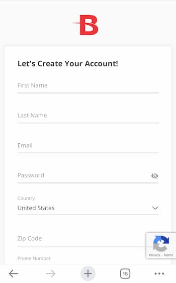 2. Sign Up for an Account