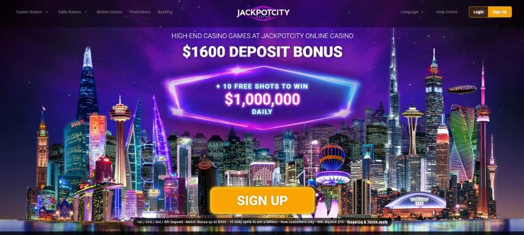 JackpotCity Step 1 Launch the Casino