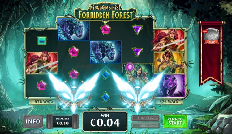 Slot con Acquisto Bonus - Kingdoms Rise Forbidden Forest