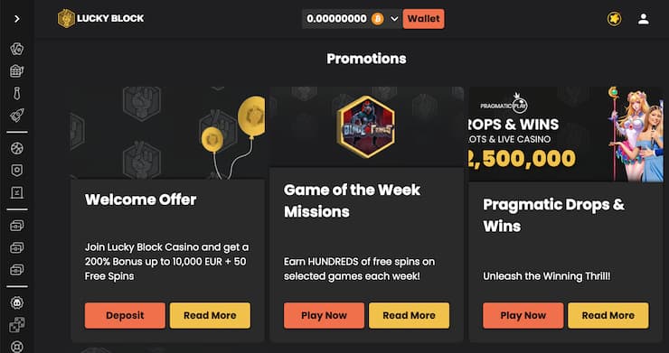Claim the welcome offer