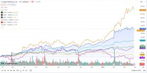 The 'Magnificent Seven' Stocks 1-Year Performance