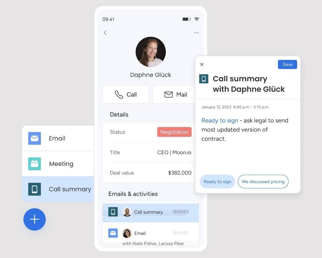 Monday CRM communication — best collaborative CRM