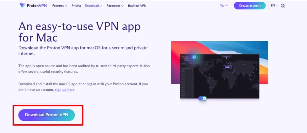 Download the Proton VPN Application