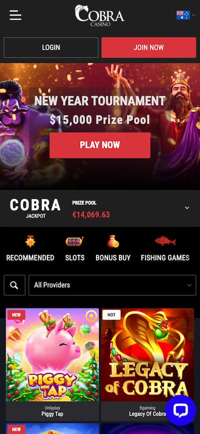 Cobra Mobile Casino
