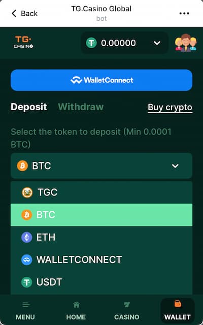 Step 3: Place a Deposit