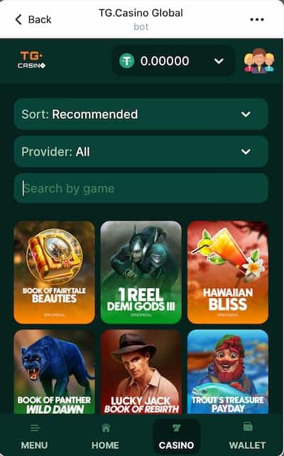 Step 3: Launch Casino