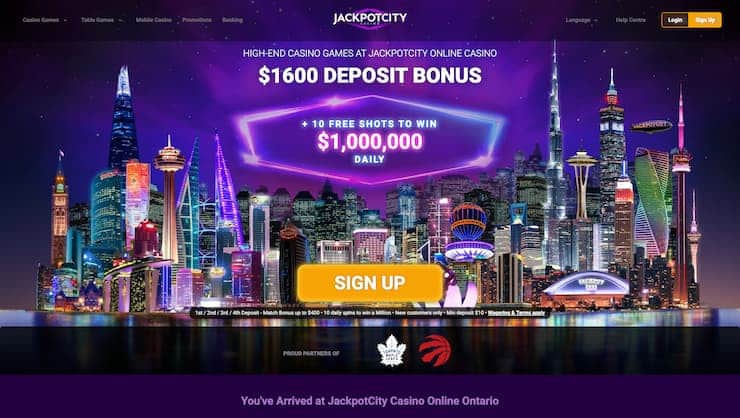 JackpotCity eCheck Casino Canada