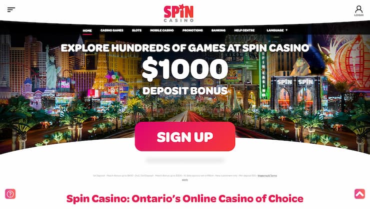 Spin Casino eCheck Casino Canada