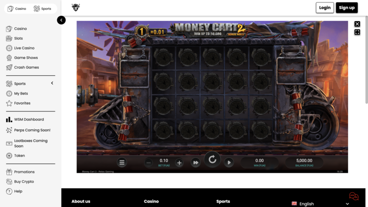 Money Cart 2 Bonus Reels Online Slot