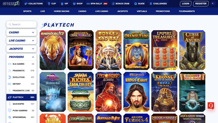 Sportaza Playtech Casino