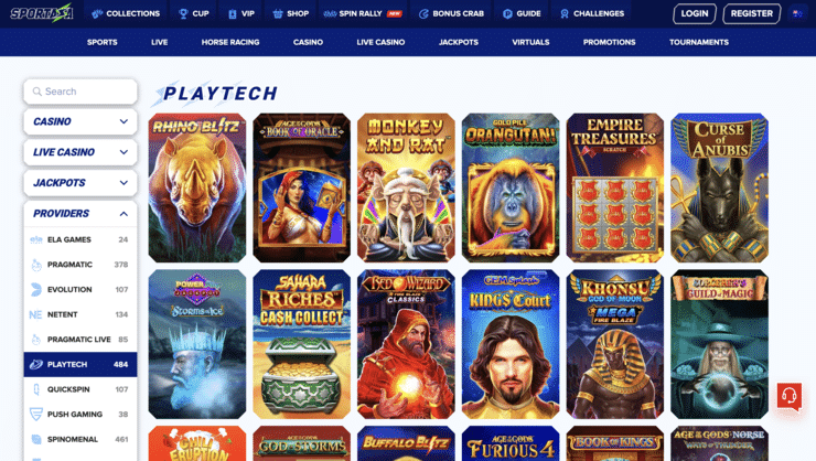 Sportaza Playtech Casino