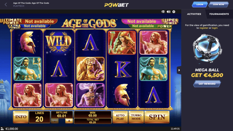 Age of the Gods Slot