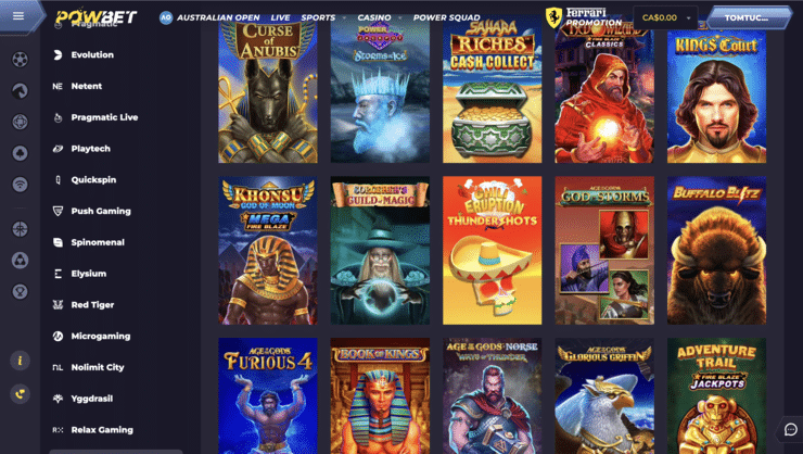 Step 4: Start Playing Playtech Slot Games