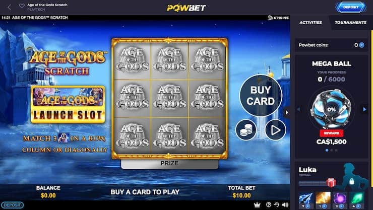 Playtech Scratchcards