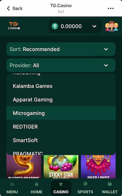 Step 3: Play Microgaming Slots