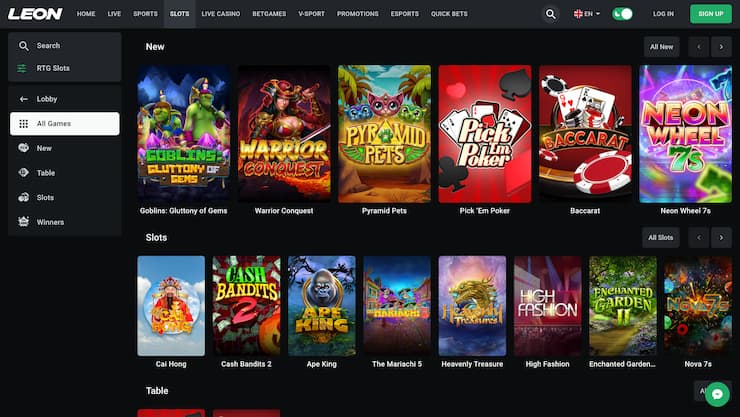 Leon.bet RTG Casino