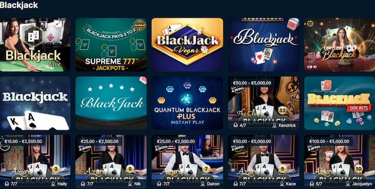 CryptoBetSports Casino Blackjack