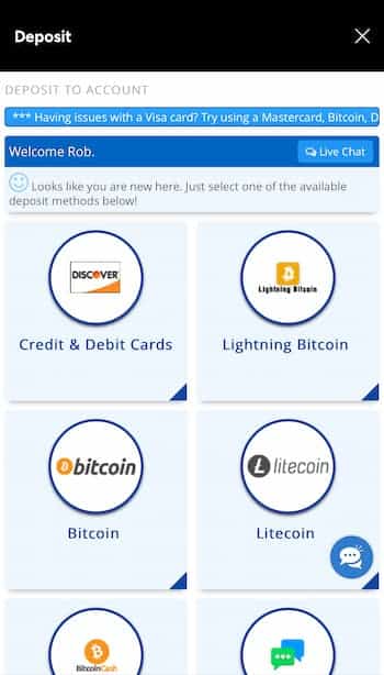 SlotoCash Login and deposit