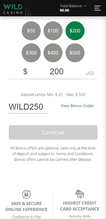 Deposit Money Before You Play