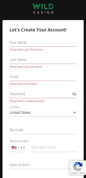 Register an Account