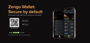 Zengo wallet homepage