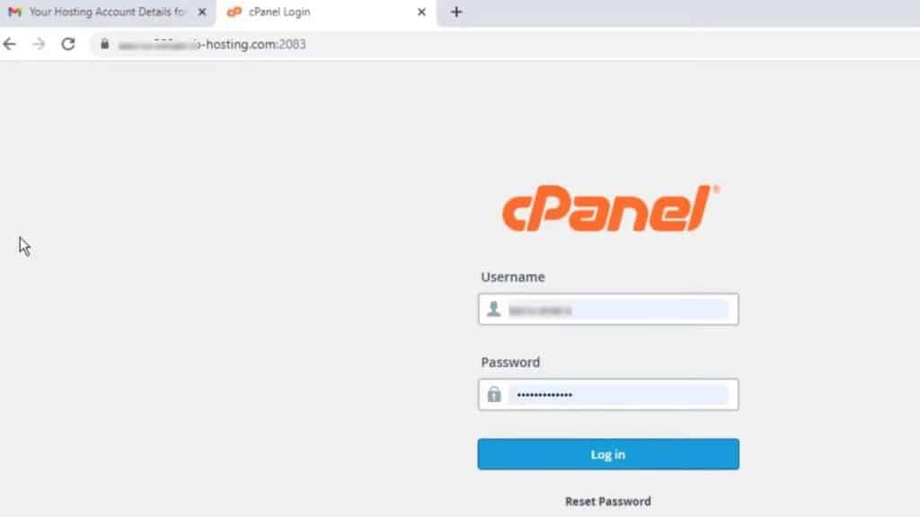 cPanel Login