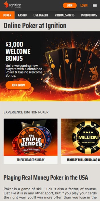 Ignition Casino Poker