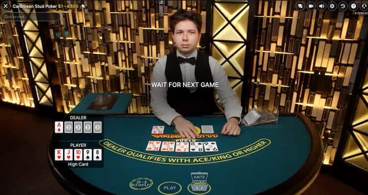live casino poker