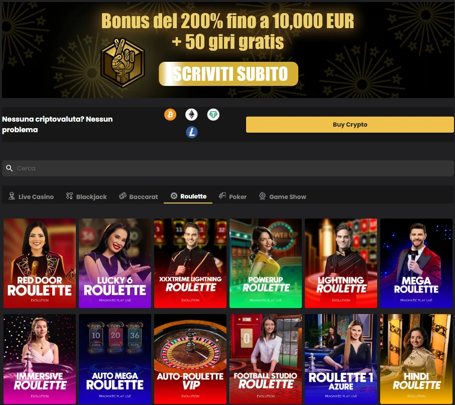 lucky block roulette live casino