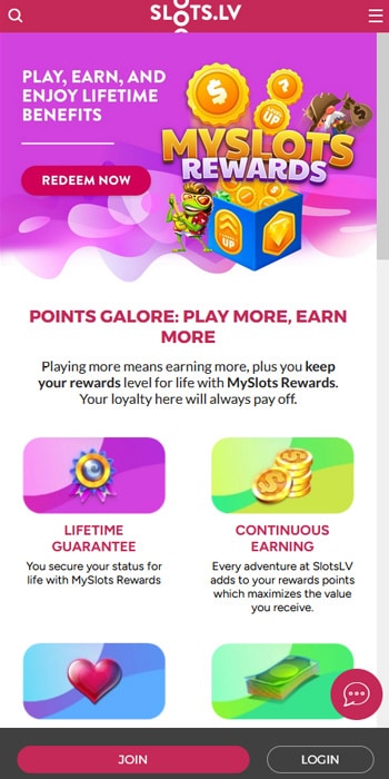 Slots.LV Loyalty Bonus