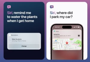 Apple's Siri AI Assistant. 