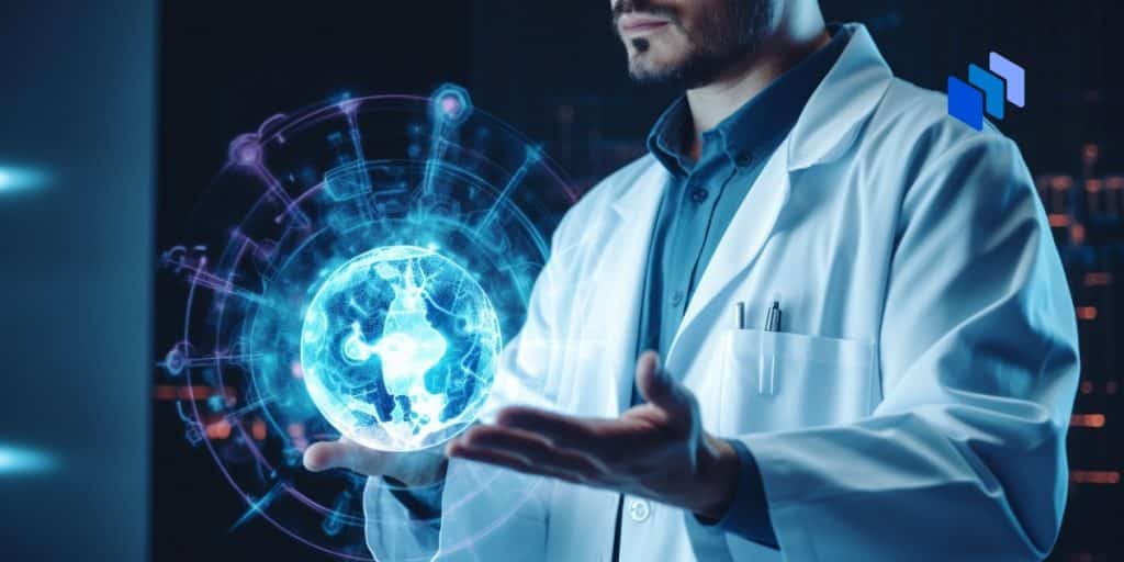 A Doctor using AI